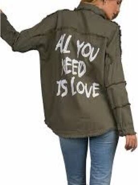 Shacket in Olive Green All You Need IS Love